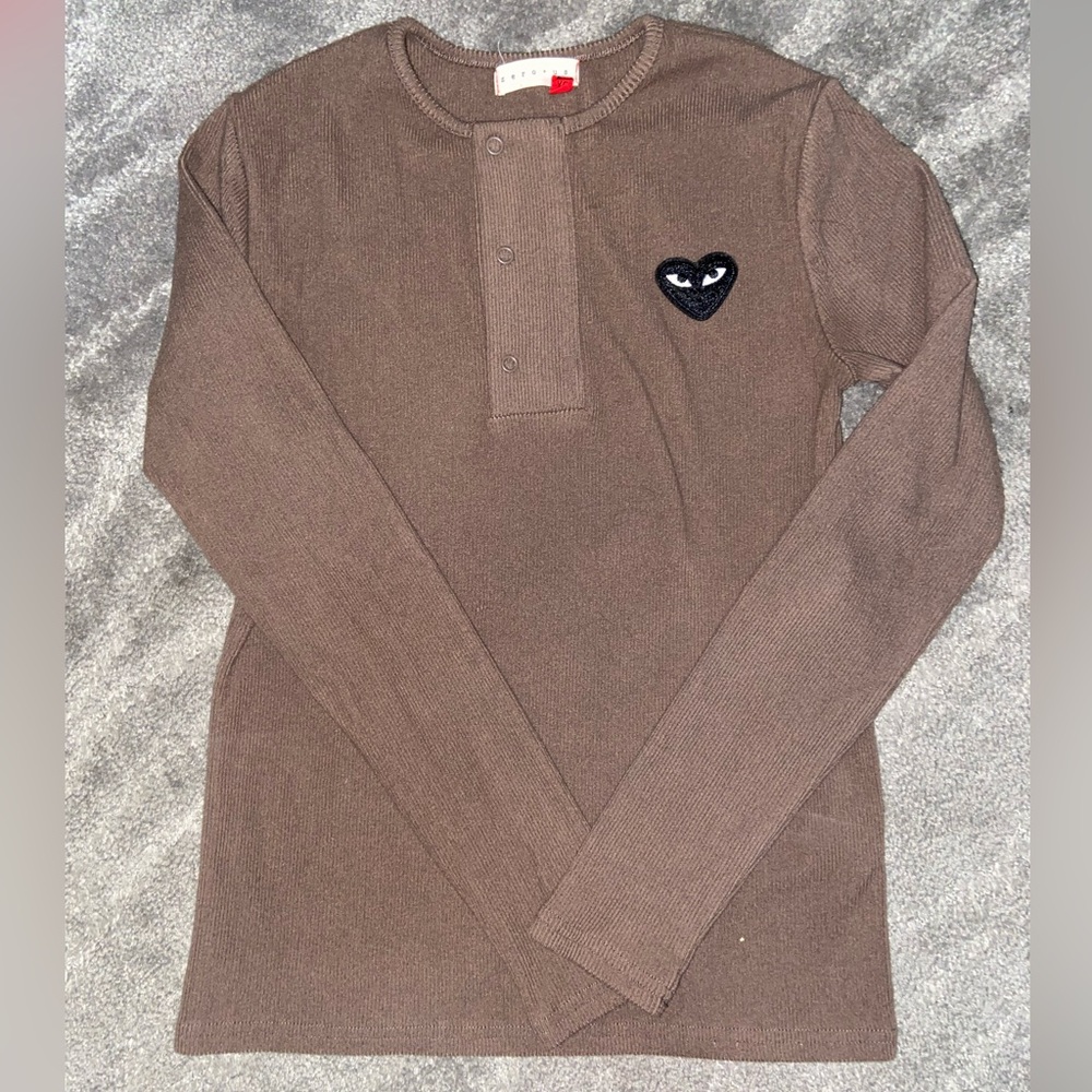 Zero + us comme des garcons long sleeve top